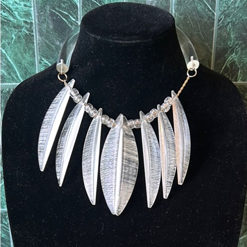 Judith Hendler lucite necklace